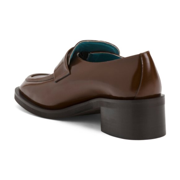 NEW VALENTINA RANGONI Made In Italy Leather Chero Loafers - Picture 2 of 3